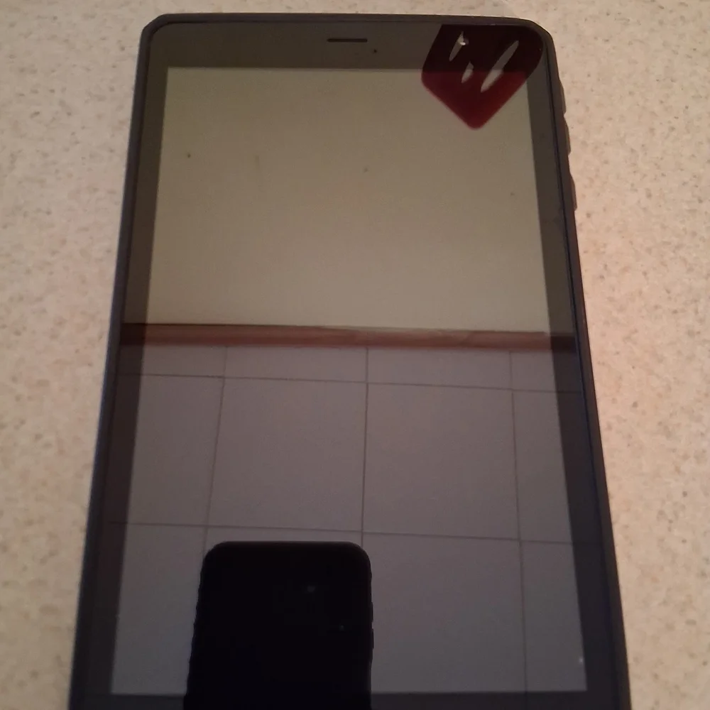 Black Smartphone with Red Case
